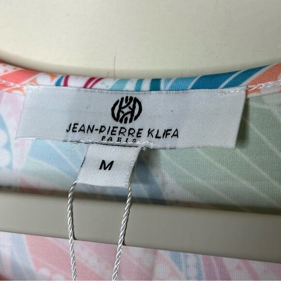 Jean Pierre Klifa Resort Daphne Dress Grassland Multi Color Bright Size Medium - Picture 5 of 7